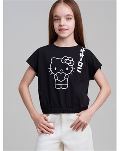 Фуфайка трикотажная для девочек (футболка) Playtoday tween