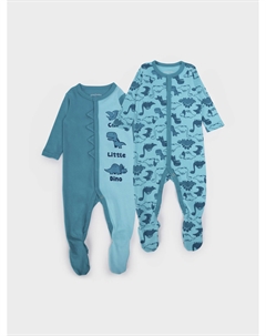 Комбинезон детский трикотажный для мальчиков, 2 шт в комплекте Playtoday newborn