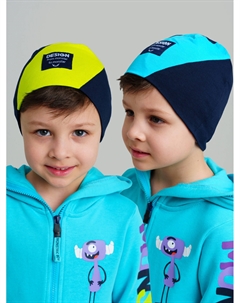 Шапка трикотажная для мальчиков, 2 шт в комплекте Playtoday kids