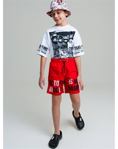 Шорты текстильные плавательные для мальчиков, длинные Playtoday tween