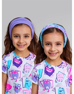 Косынка трикотажная для девочек, 2 шт в комплекте Playtoday kids