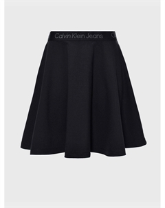 Юбка-трапеция, черная Calvin klein