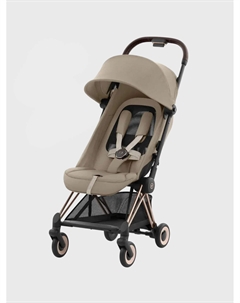 Коляска прогулочная Coya rosegold cozy+бампер и дождевик Cybex