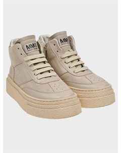 Высокие кеды с замшевыми вставками Mm6