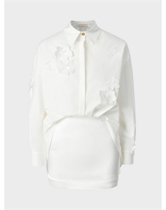 Платье с цветочной аппликацией Elisabetta franchi