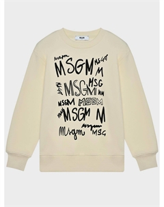 Свитшот с черным лого Msgm