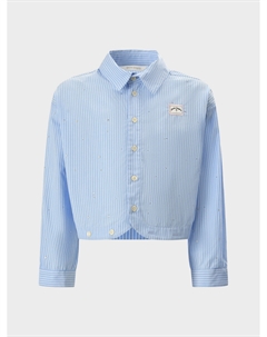 Рубашка, в полоску со стразами Palm angels