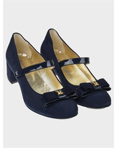 Синие туфли с бантами Missouri