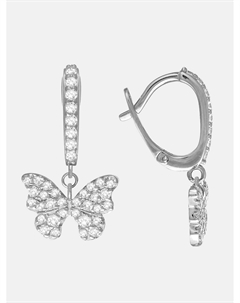 Серьги "Бабочка", английский замок Sneak peek