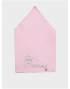 Косынка с надписью Princess из страз, светло-розовая Il trenino