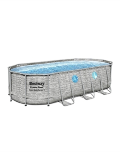 Каркасный бассейн Power Steel Swim Vista Series 56716, 549х274х122 см (камень) 56716 Bestway