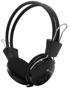 Наушники с микрофоном HS-M200 черный 1.8м накладные оголовье (1532011) Oklick