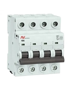 Выключатель нагрузки Averes AV 4P N 40 А C40 6 кА Ekf