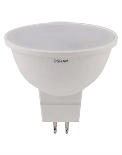 Лампа светодиодная GU5.3 5 Вт/827 теплый белый свет Osram