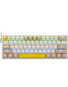 Клавиатура Fizz, USB, белый Redragon