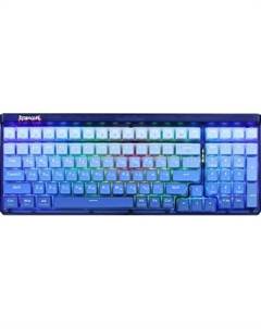 Клавиатура Garen Pro, USB, Bluetooth/Радиоканал, синий Redragon