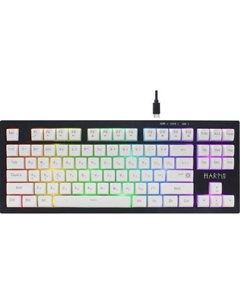 Клавиатура Harpie GK-401, USB, черный + белый Defender