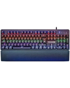 Клавиатура Reborn GK-165DL, USB, c подставкой для запястий, черный Defender