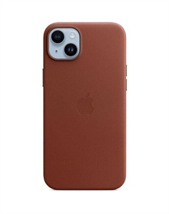 Чехол (клип-кейс) Leather Case with MagSafe A2907, для iPhone 14 Plus, коричневый Apple