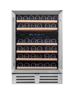 Винный шкаф однокамерный TEMPTECH WPQ60DCS вместимость: 46 бутылок, серебристый Temptech
