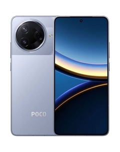 6.67" Смартфон Xiaomi POCO F7 Pro 12/256Gb, NFC, AMOLED, 120Гц, 6000мAч, голубой