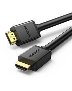 Кабель аудио-видео UGREEN HD104, HDMI (m) - HDMI (m), ver 1.4, 8м, GOLD, ф/фильтр, черный Ugreen