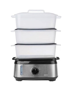 Пароварка CT-1458, серебристый и черный Centek