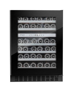 Винный шкаф однокамерный TEMPTECH STX60DRB вместимость: 46 бутылок, черный Temptech
