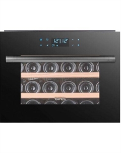 Винный шкаф однокамерный TEMPTECH OZ45SBTOP вместимость: 24 бутылок, черный Temptech