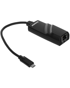Адаптер Type C - RJ45 (1Gbps) D-USBC-LAN1000 Digma