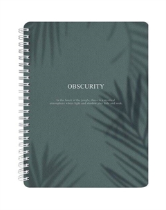 Тетрадь общая Shadow, 156х207мм, 120л, клетка, зеленый Be smart