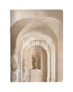 Тетрадь общая Muse, 194х266мм, 40л, клетка, музей Be smart