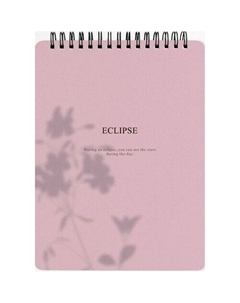 Блокнот Shadow, 156х207мм, 50 листов, клетка, розовый Be smart