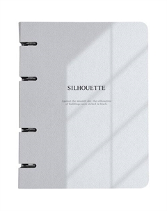 Тетрадь общая Shadow, 163х212мм, 120л, клетка, серый Be smart