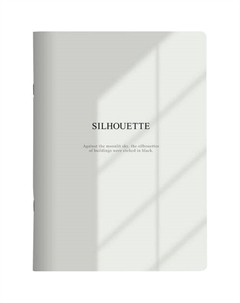 Тетрадь общая Shadow, 210х295мм, 48л, клетка, серый Be smart