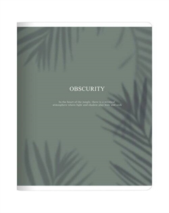 Тетрадь общая Shadow, 165х203мм, 48л, клетка, зеленый Be smart