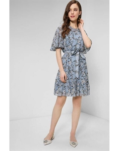Платье мини с цветочным принтом Belucci
