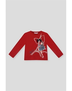 Лонгслив хлопковый с принтом Mayoral