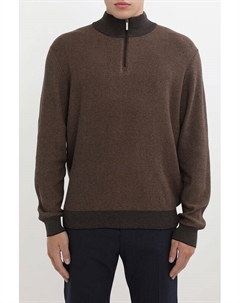 Пуловер с воротником на молнии Bugatti