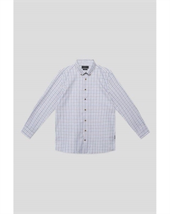 Рубашка хлопковая в клетку Bugatti