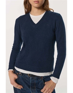 Кашемировый пуловер с V-образным вырезом Dasha phi