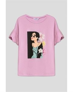 Футболка с принтом Mayoral