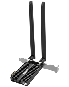 Сетевой адаптер Wi-Fi + Bluetooth Netis F1 AX3000 PCI Express