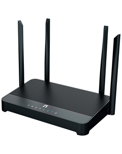 Роутер беспроводной Netis NX31 AX3000, 10/100/1000BASE-TX, черный