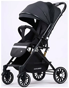 Коляска прогулочная K313-2A Pro Black Ining baby