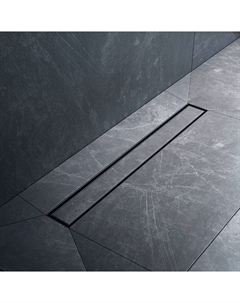 Душевой трап (лоток) MasterFlow Tile 60 см, черный матовый Am.pm.