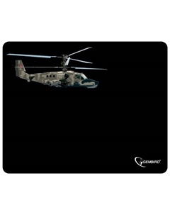 Коврик для мыши вертолет, игровой, 250x200x3мм, черный/принт (MP-GAME4) Gembird