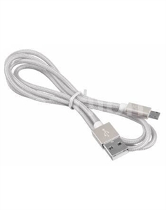 Кабель USB(Am)-Micro USB(Bm), 1 м, белый, Buro (BHP LGHT+MCR)