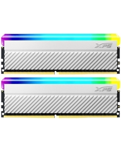 Комплект памяти DDR4 DIMM 32Gb (2x16Gb), 3600MHz, CL18, 1.35V,, XPG Spectrix D45G RGB (AX4U360016G18I-DCWHD45G) Retail Adata
