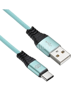 Кабель USB(Am)-USB Type-C(M), 1.2 м, зеленый, Digma (1080450)